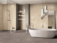 600x600mm Luxusbadezimmer-Keramikziegel-tiefe kastanienbraune dauerhafte Duschdekoration